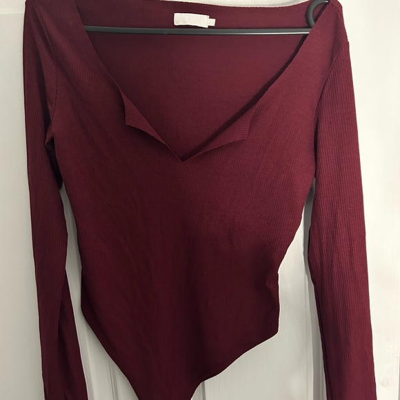 MESHKI BODYSUIT - WINE COLOUR - Picture 3 of 5